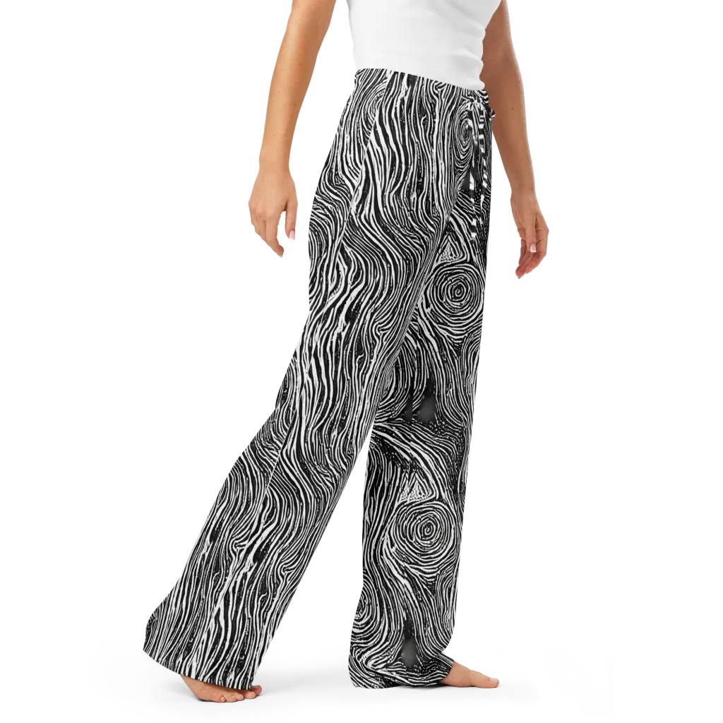 Fluid Timber on Women's Pajama Pants — Right Front