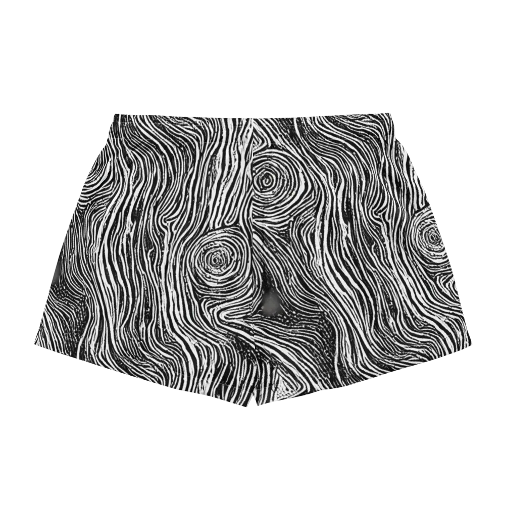 Fluid Timber on Women's Pajama Shorts — Back