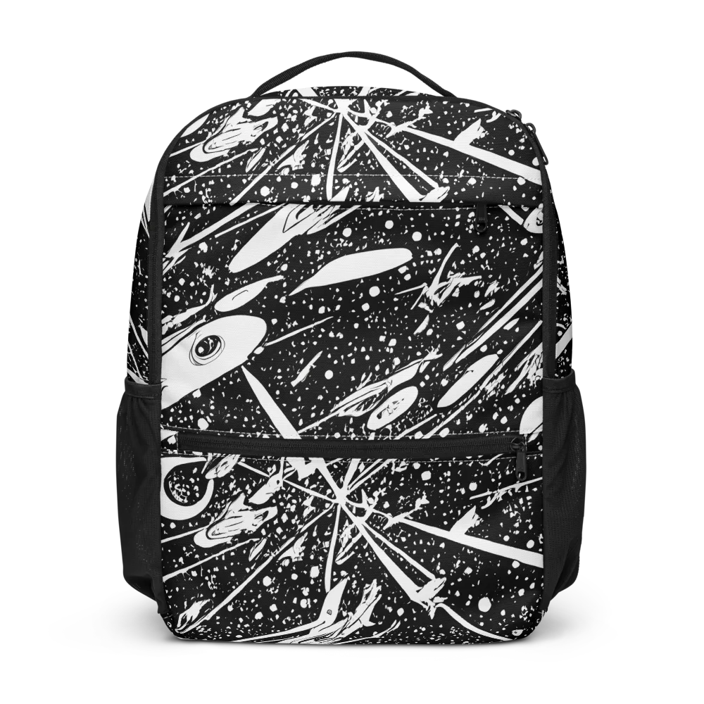 Black Hole Ballet on Utility Backpack — Front
