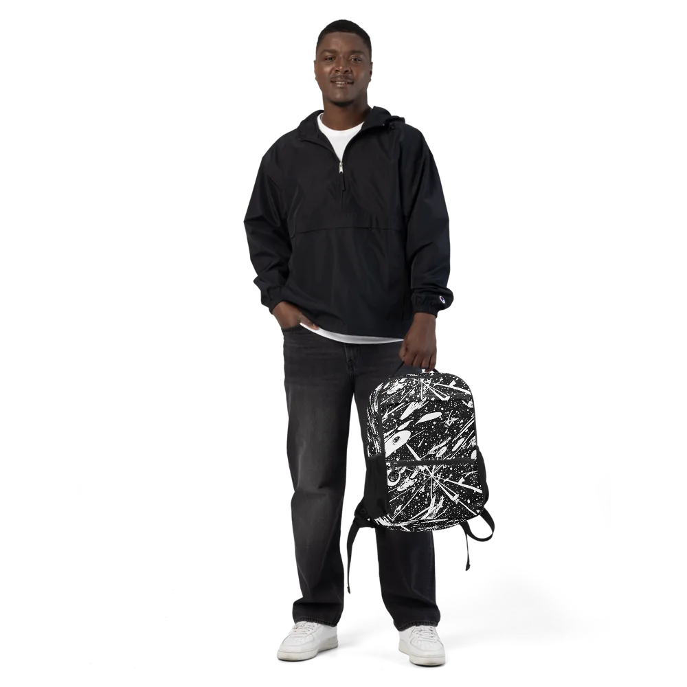 Black Hole Ballet on Utility Backpack — Front
