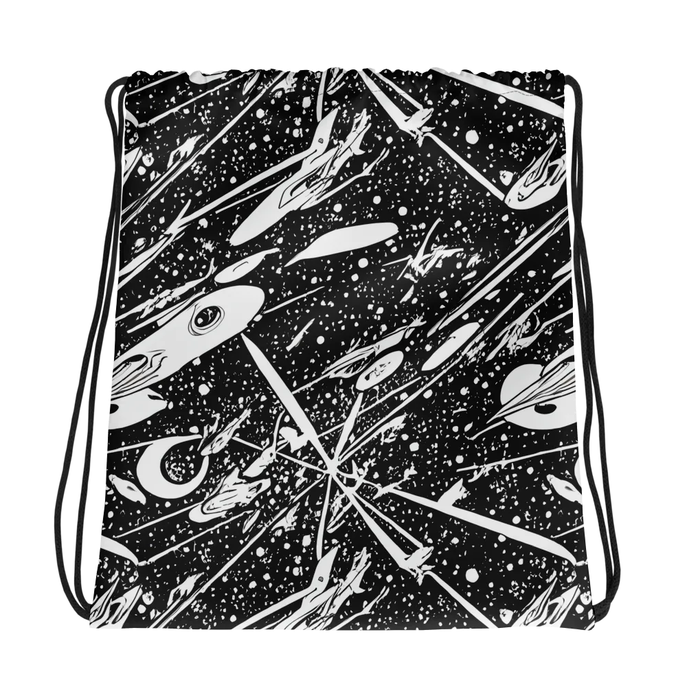 Black Hole Ballet on Drawstring Bag — Photo