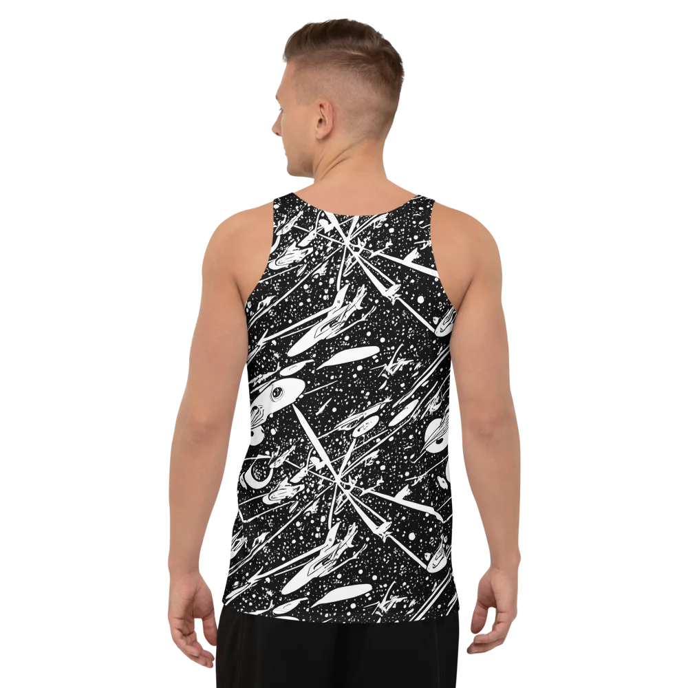 Black Hole Ballet on Men's Tank Top — Back