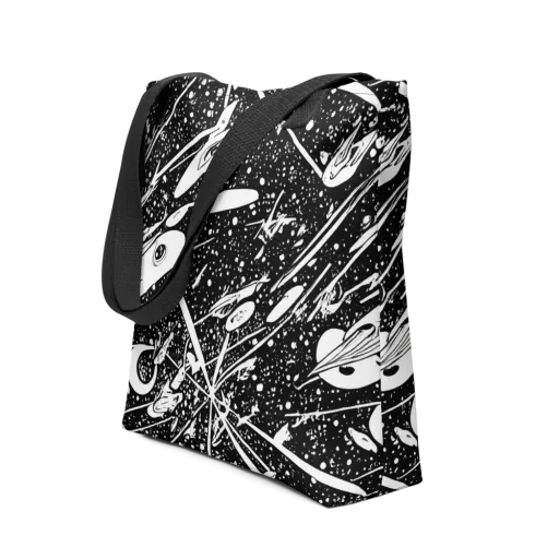 Black Hole Ballet on a Tote Bag