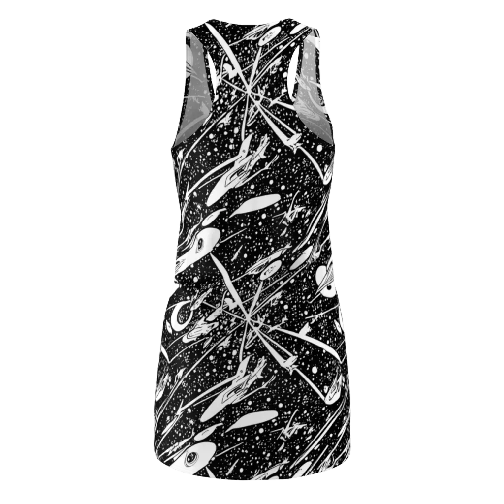 Black Hole Ballet on Racerback Dress — Back