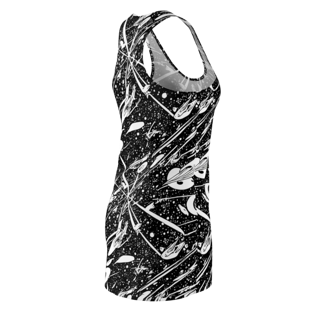 Black Hole Ballet on Racerback Dress — Back Side