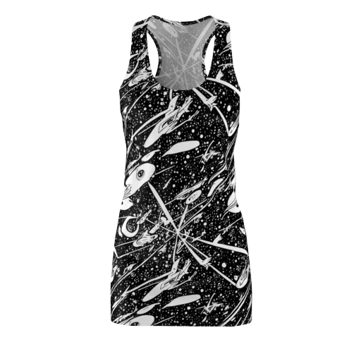 Black Hole Ballet on a Racerback Dress