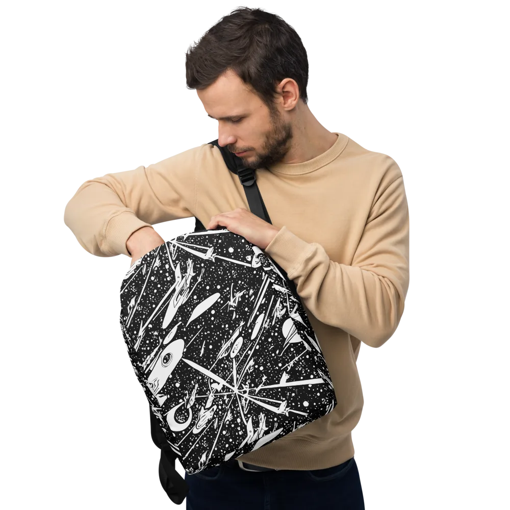 Black Hole Ballet on Minimalist Backpack — Front