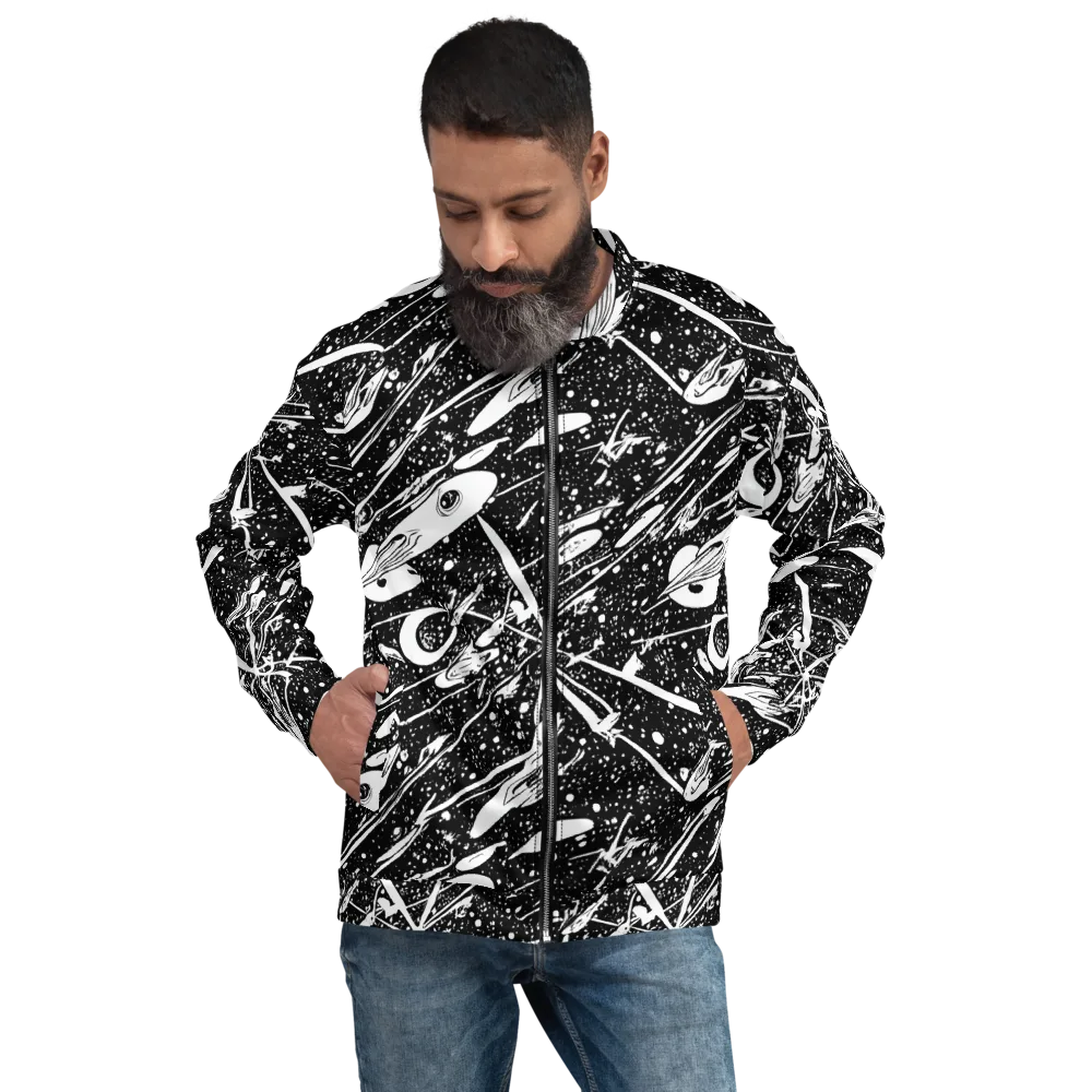 Black Hole Ballet on Bomber Jacket — Front