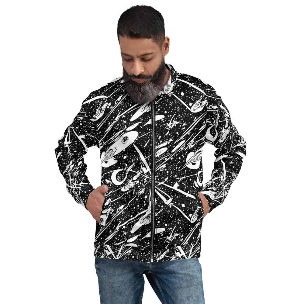 Black Hole Ballet on Bomber Jacket — Front