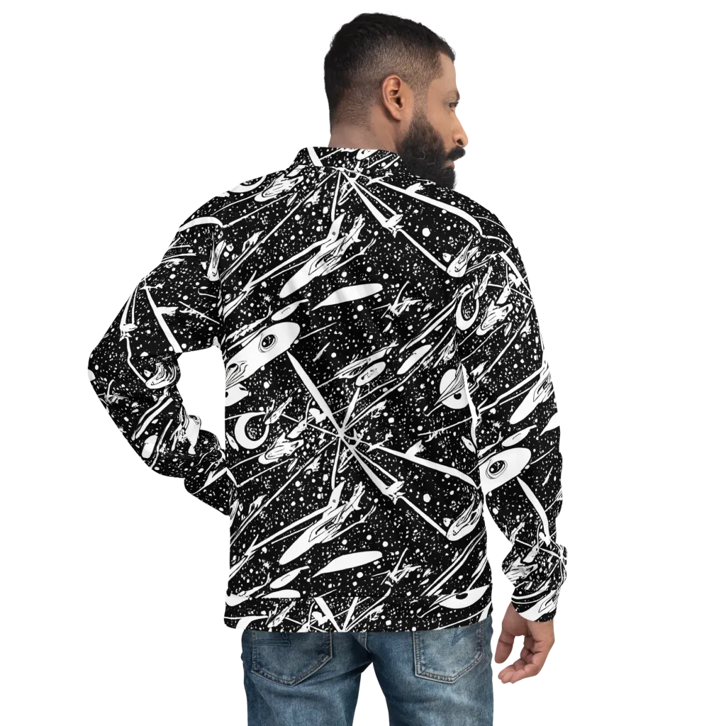 Black Hole Ballet on Bomber Jacket — Back