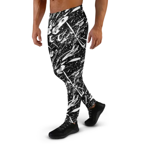 Black Hole Ballet on a Men's Joggers