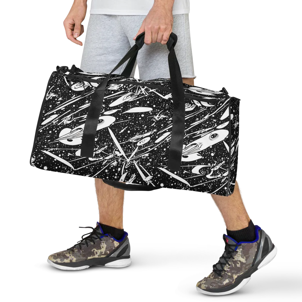Black Hole Ballet on Duffle Bag — Front