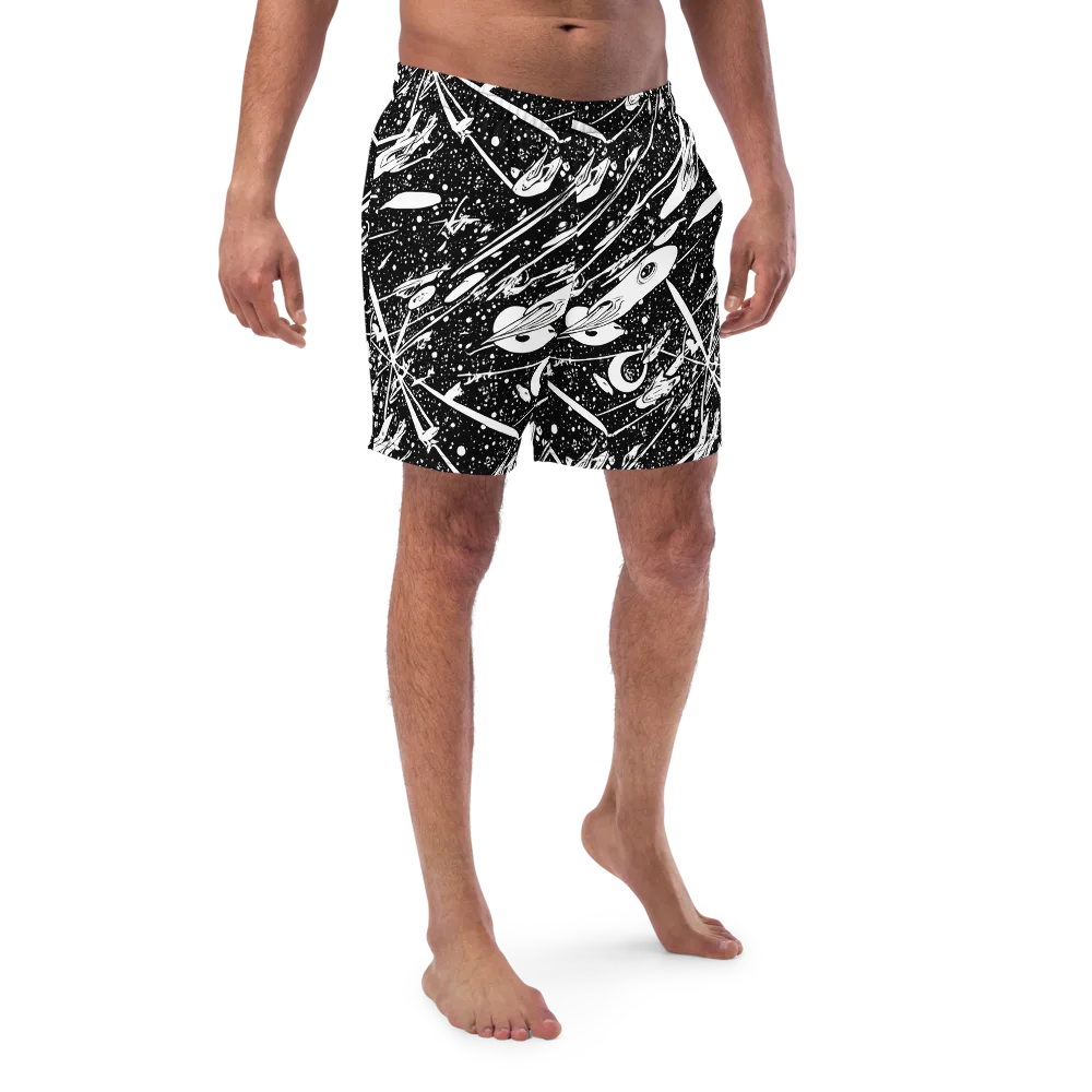 Black Hole Ballet on Swim Trunks — Front