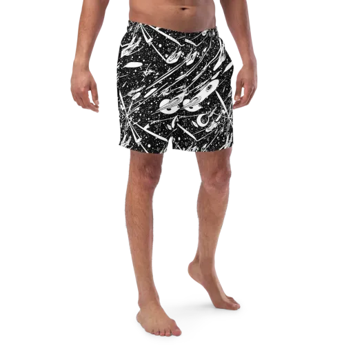 Black Hole Ballet on a Swim Trunks