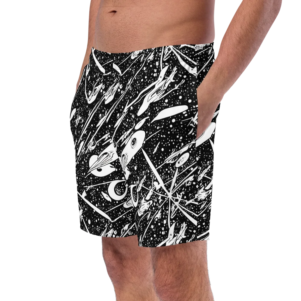 Black Hole Ballet on Swim Trunks — Left Front