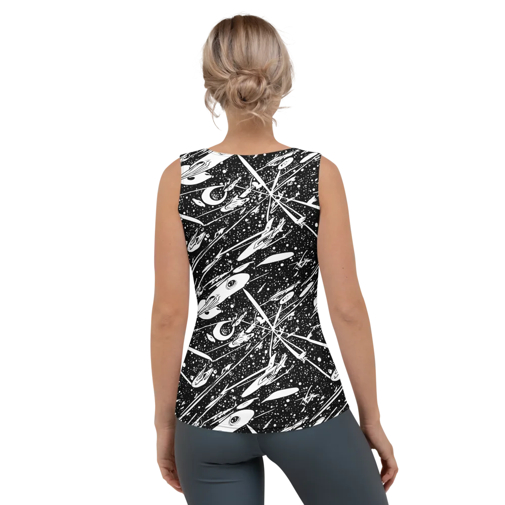 Black Hole Ballet on Women's Tank Top — Back