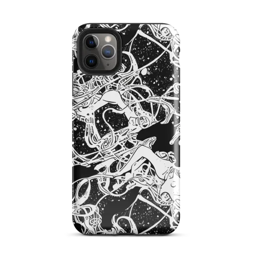 Chaos in Black on a Tough Case for iPhone®