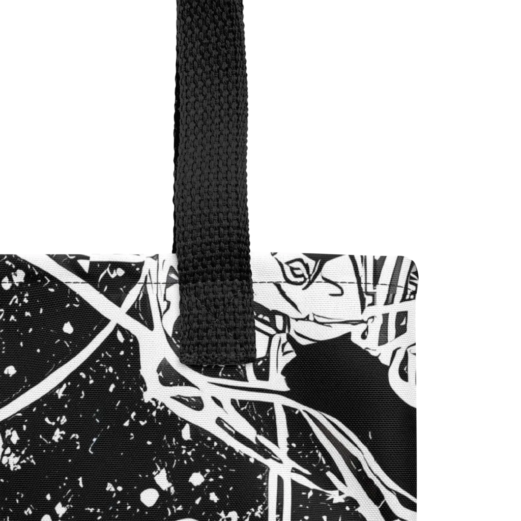 Chaos in Black on Tote Bag — Product details