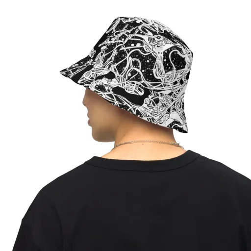 Chaos in Black on a Reversible Bucket Hat