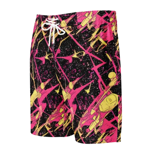 Galaxy Graffiti on a Men's Board Shorts