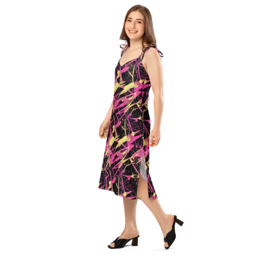 Galaxy Graffiti on a Slip Dress