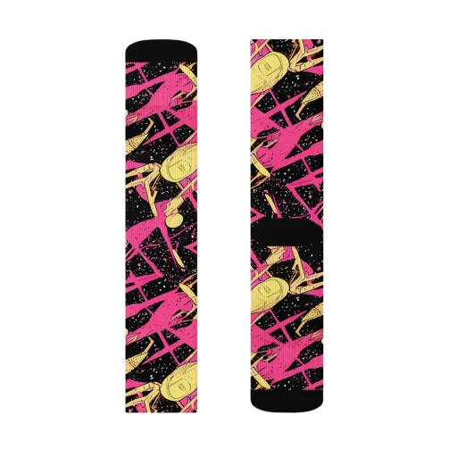 Galaxy Graffiti on a Socks