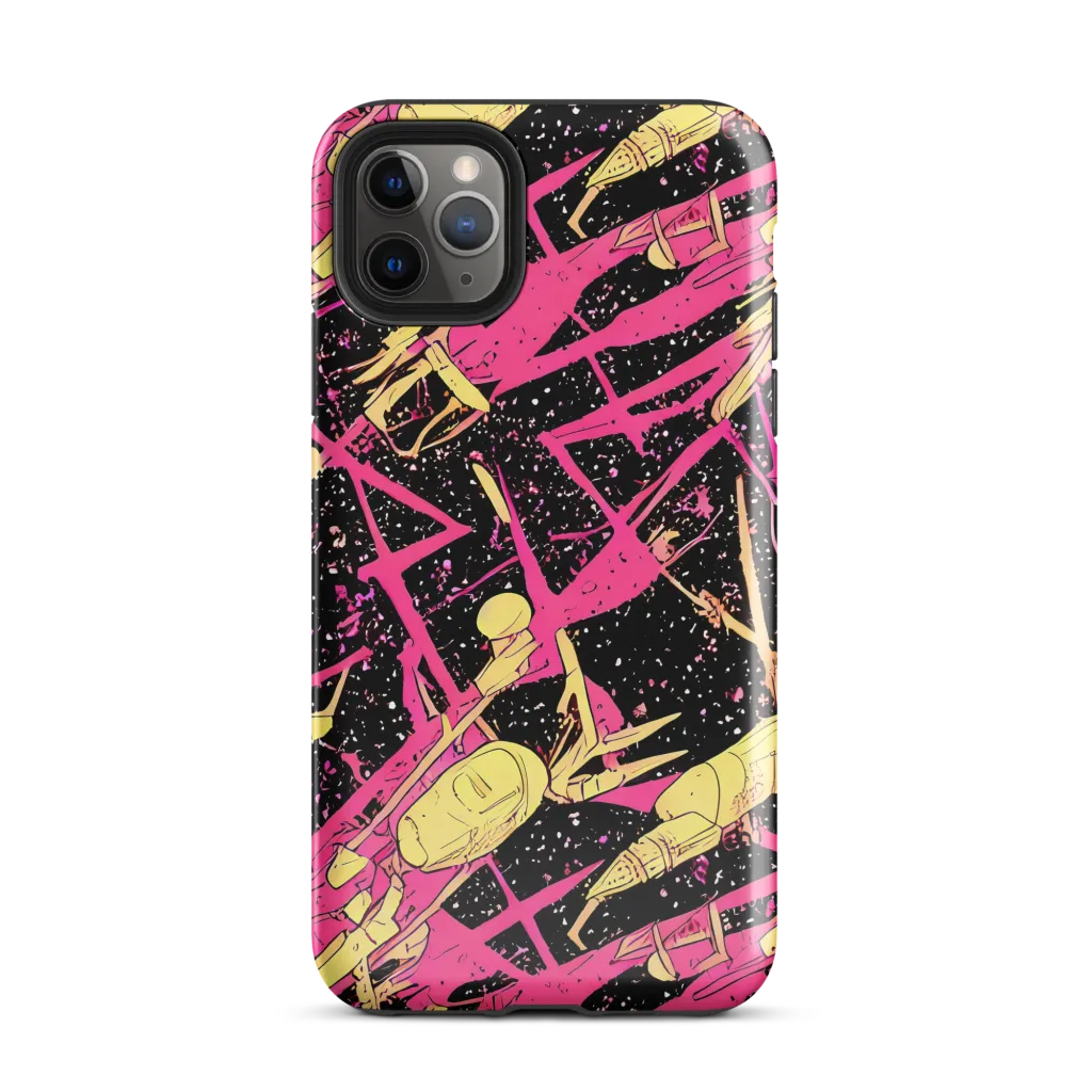 Galaxy Graffiti on Tough Case for iPhone® — Front