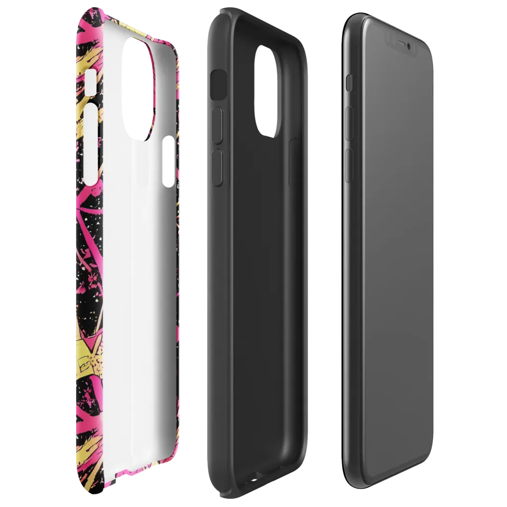 Galaxy Graffiti on Tough Case for iPhone® — Right
