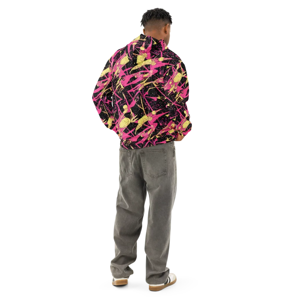 Galaxy Graffiti on Cotton Hoodie — Back