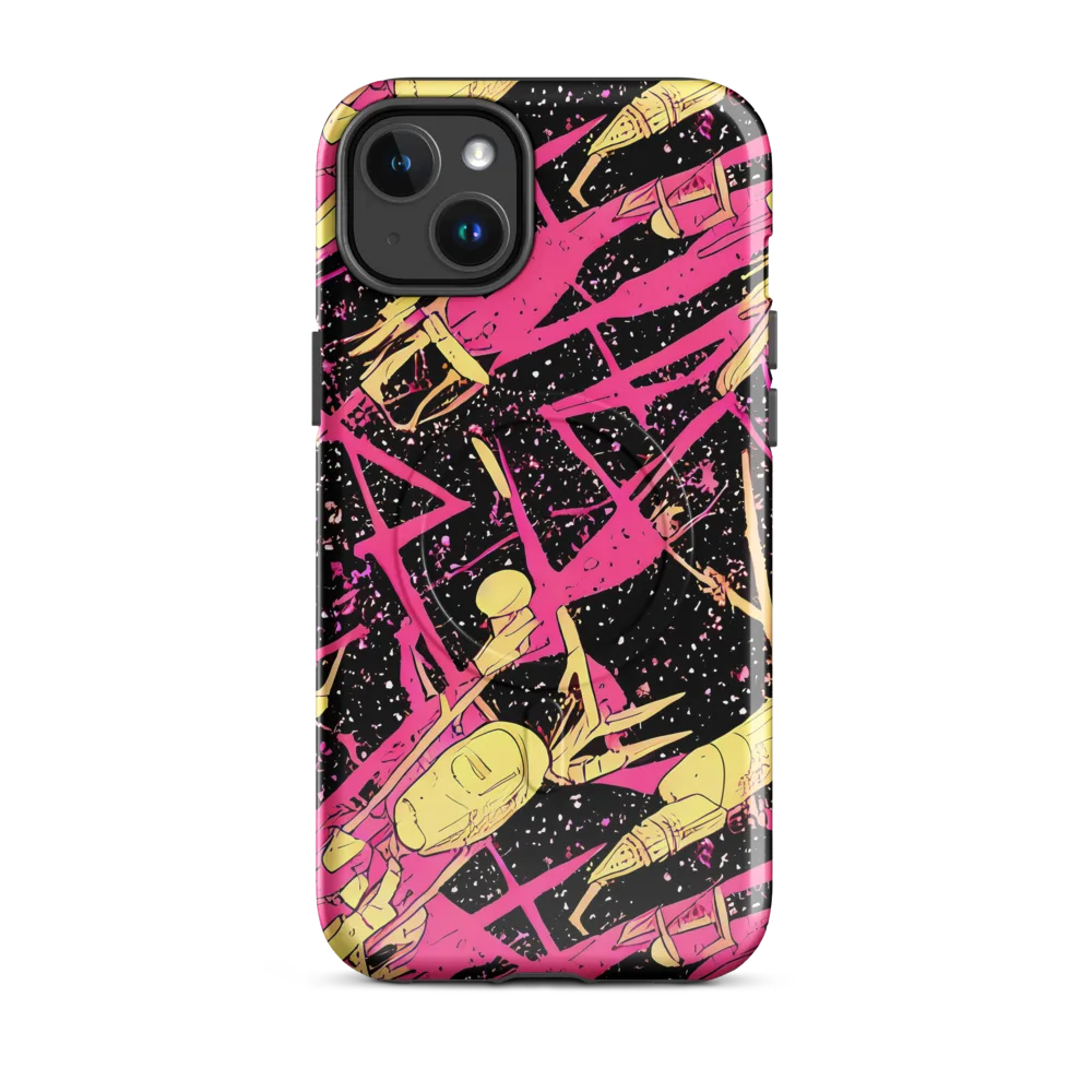Galaxy Graffiti on MagSafe Tough Case for iPhone® — Front