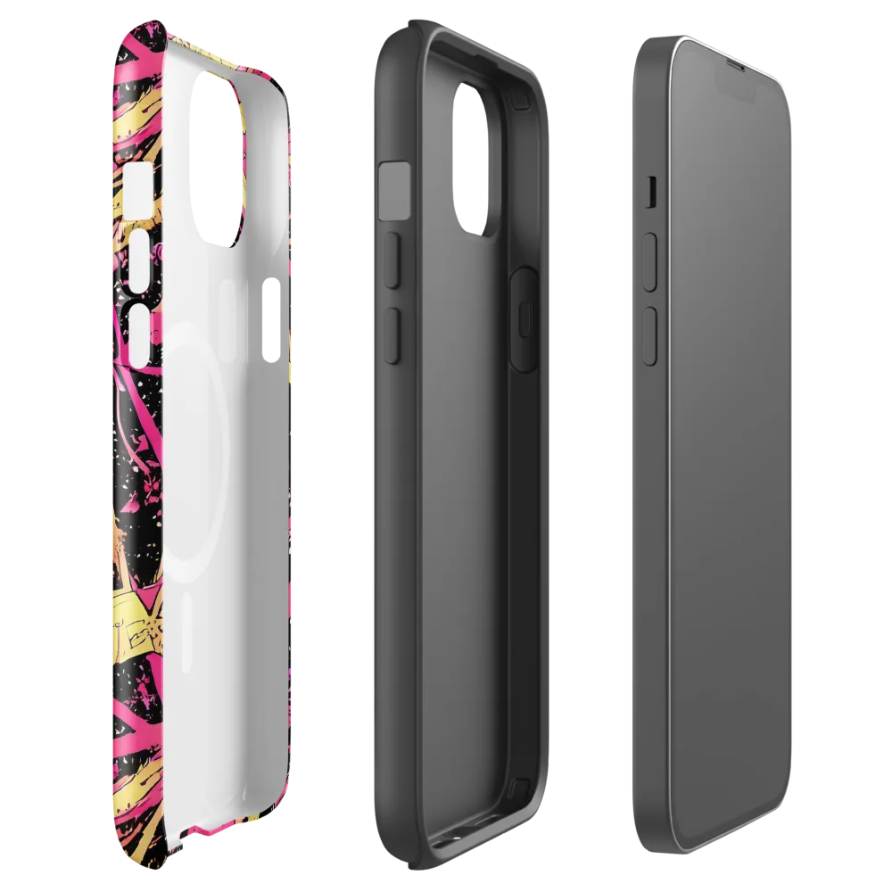Galaxy Graffiti on MagSafe Tough Case for iPhone® — Front