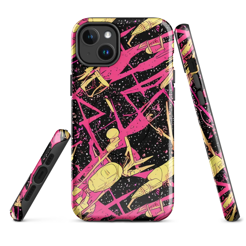 Galaxy Graffiti on MagSafe Tough Case for iPhone® — Front