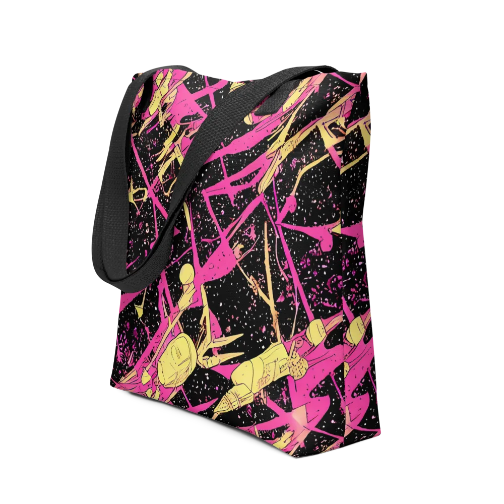 Galaxy Graffiti on Tote Bag — Front