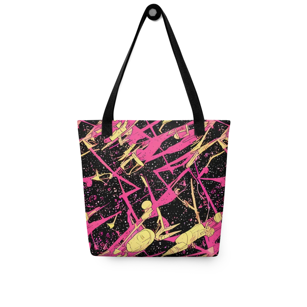 Galaxy Graffiti on Tote Bag — Front