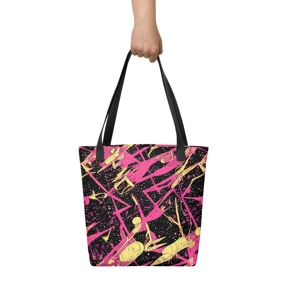Galaxy Graffiti on Tote Bag — Front