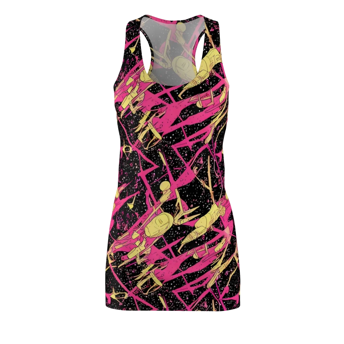 Galaxy Graffiti on Racerback Dress — Front