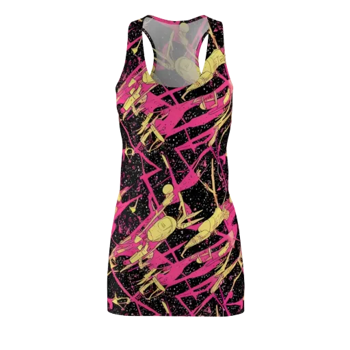 Galaxy Graffiti on a Racerback Dress