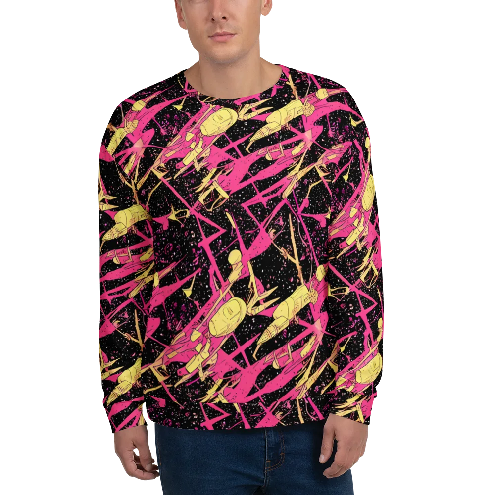 Galaxy Graffiti on Sweatshirt — Front