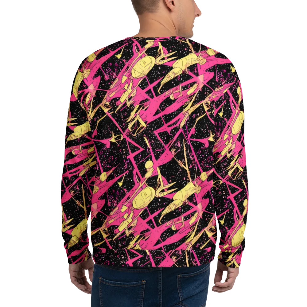 Galaxy Graffiti on Sweatshirt — Back