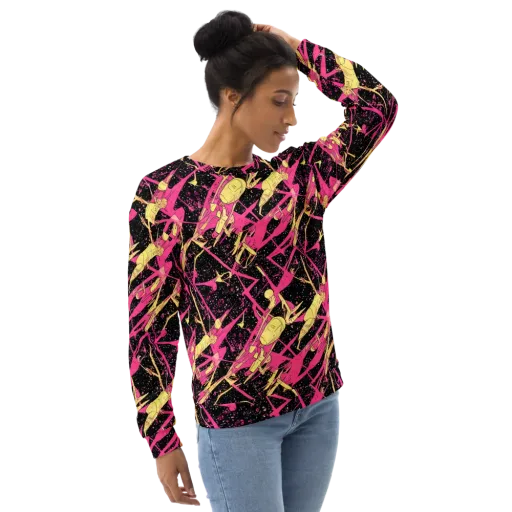 Galaxy Graffiti on a Sweatshirt
