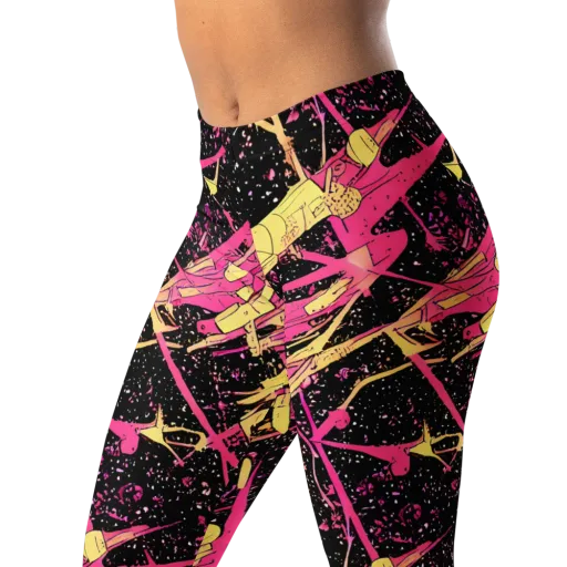Galaxy Graffiti on a Leggings