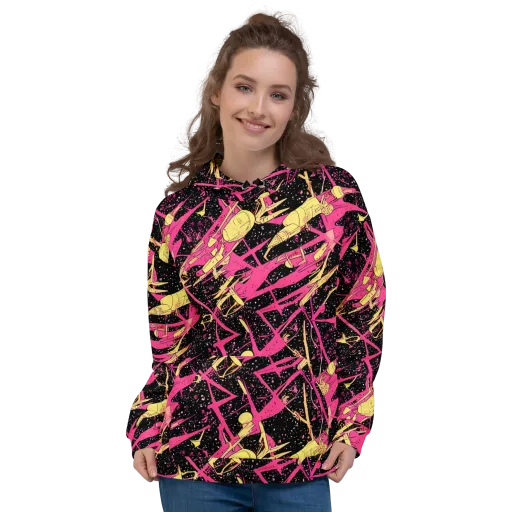 Galaxy Graffiti on a Hoodie