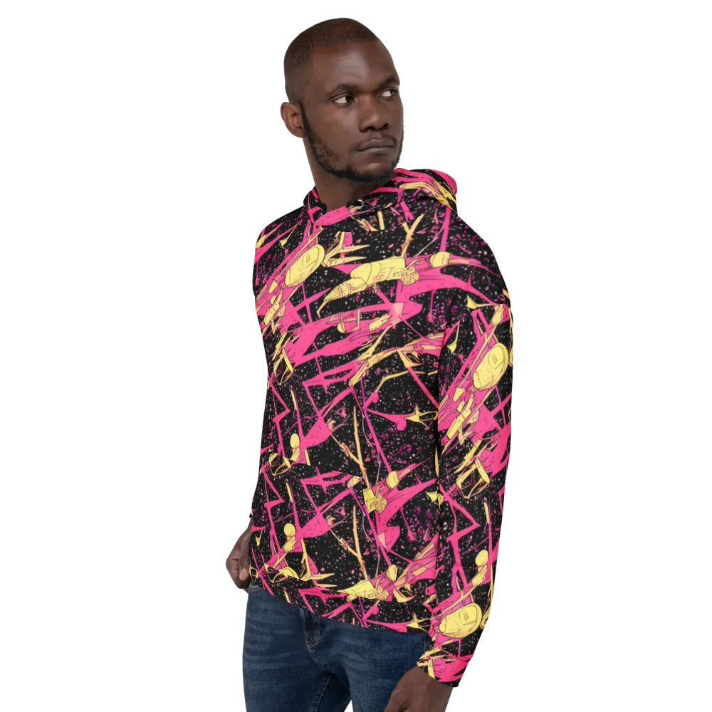 Galaxy Graffiti on Hoodie — Left
