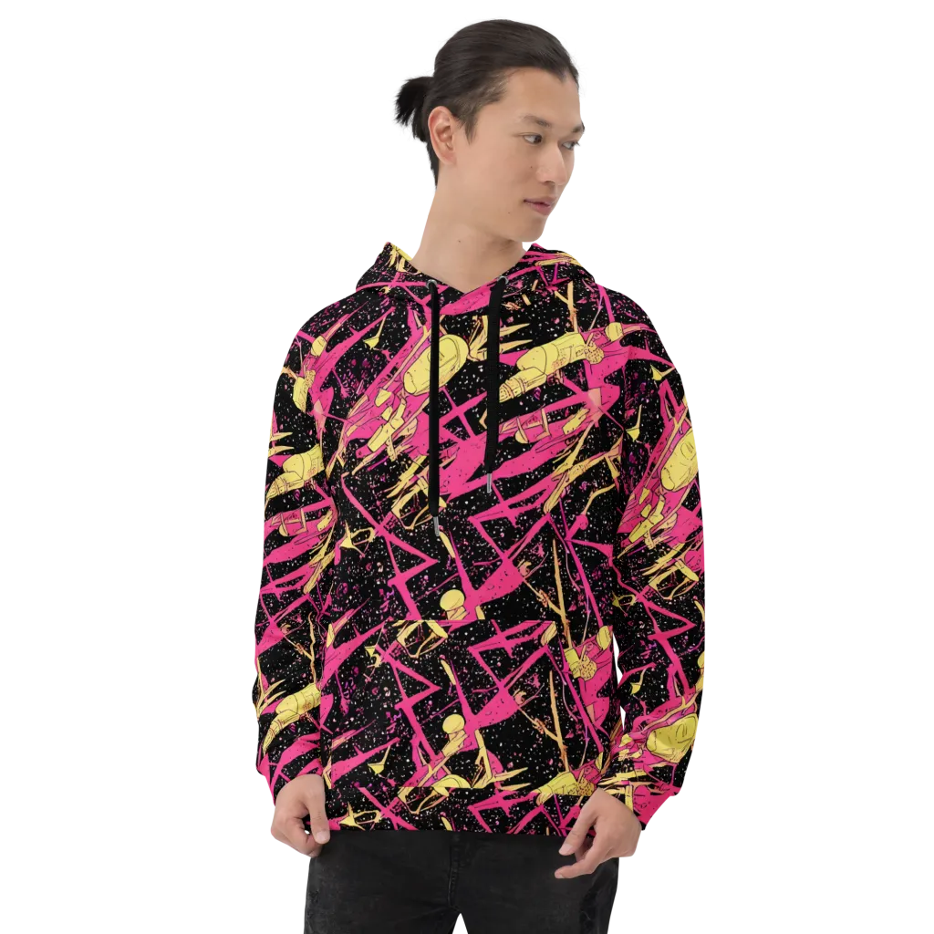Galaxy Graffiti on Hoodie — Front