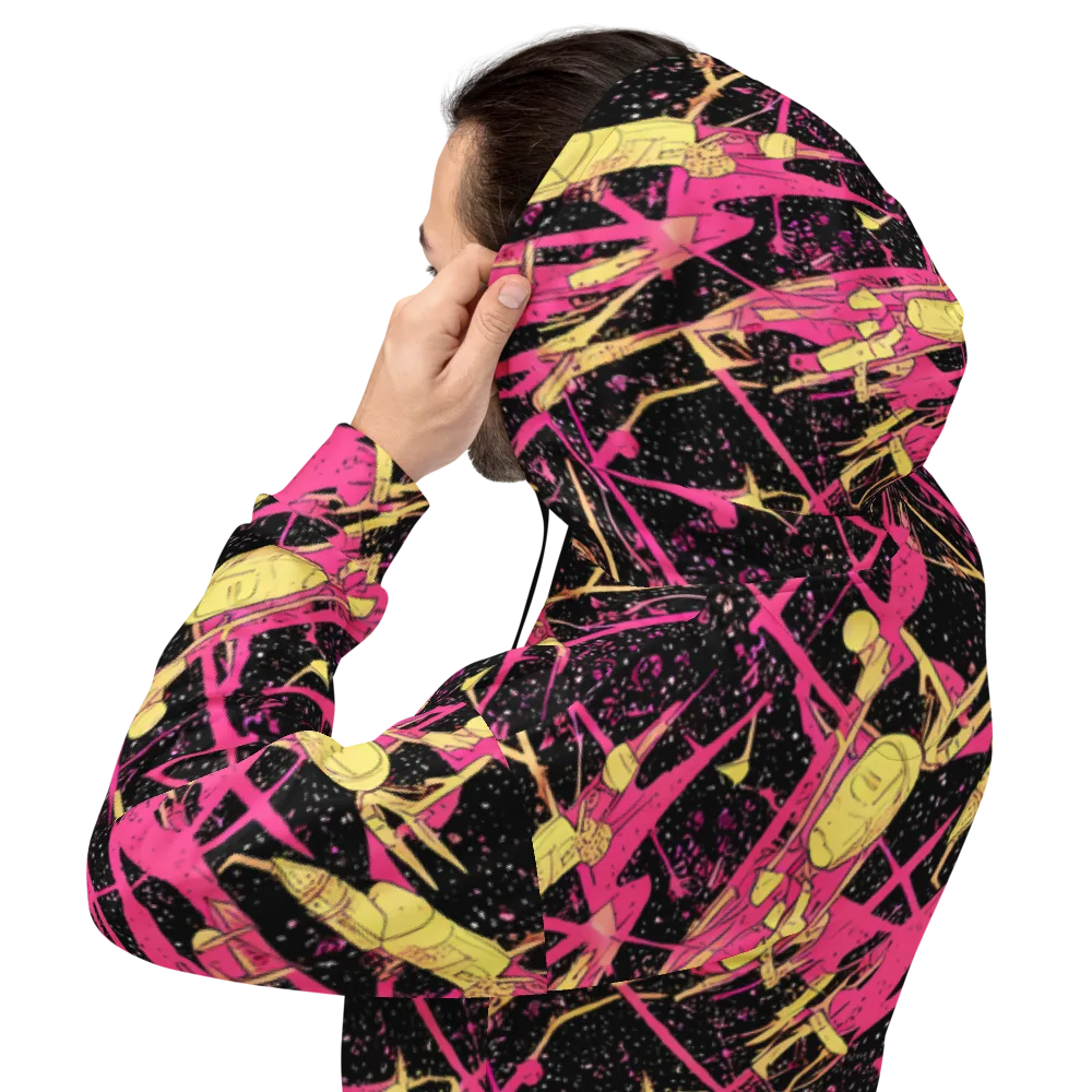 Galaxy Graffiti on Hoodie — Back