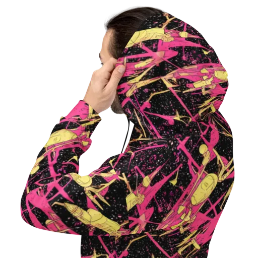 Galaxy Graffiti on a Hoodie