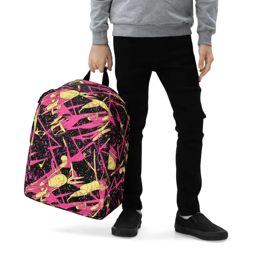 Galaxy Graffiti on a Minimalist Backpack