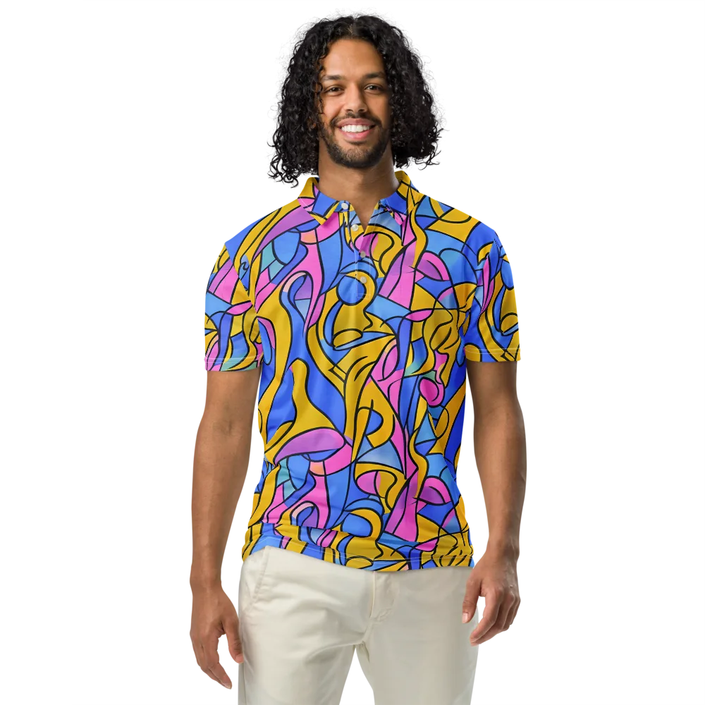 Alexander Archipenko on Men's Slim Fit Polo Shirt — Front
