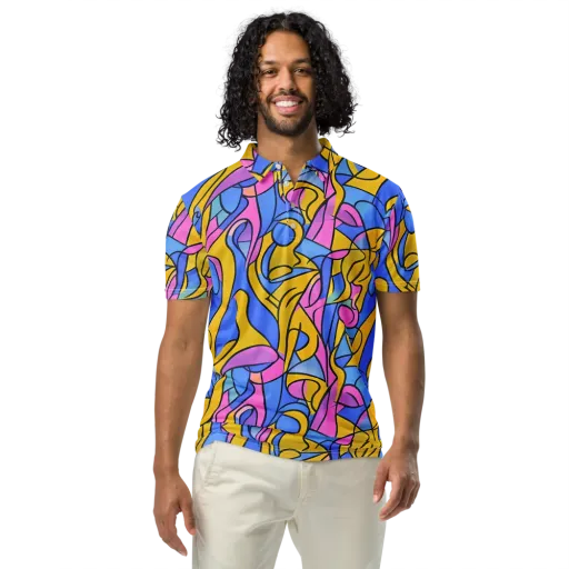 Alexander Archipenko on a Men's Slim Fit Polo Shirt