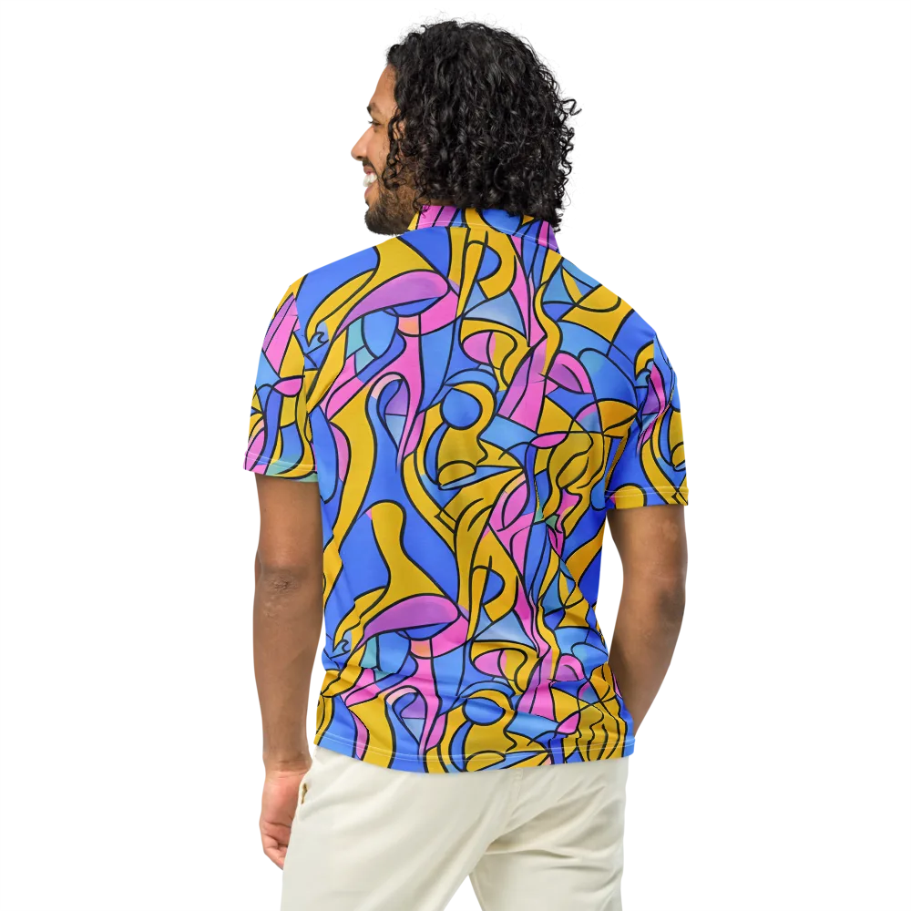 Alexander Archipenko on Men's Slim Fit Polo Shirt — Back